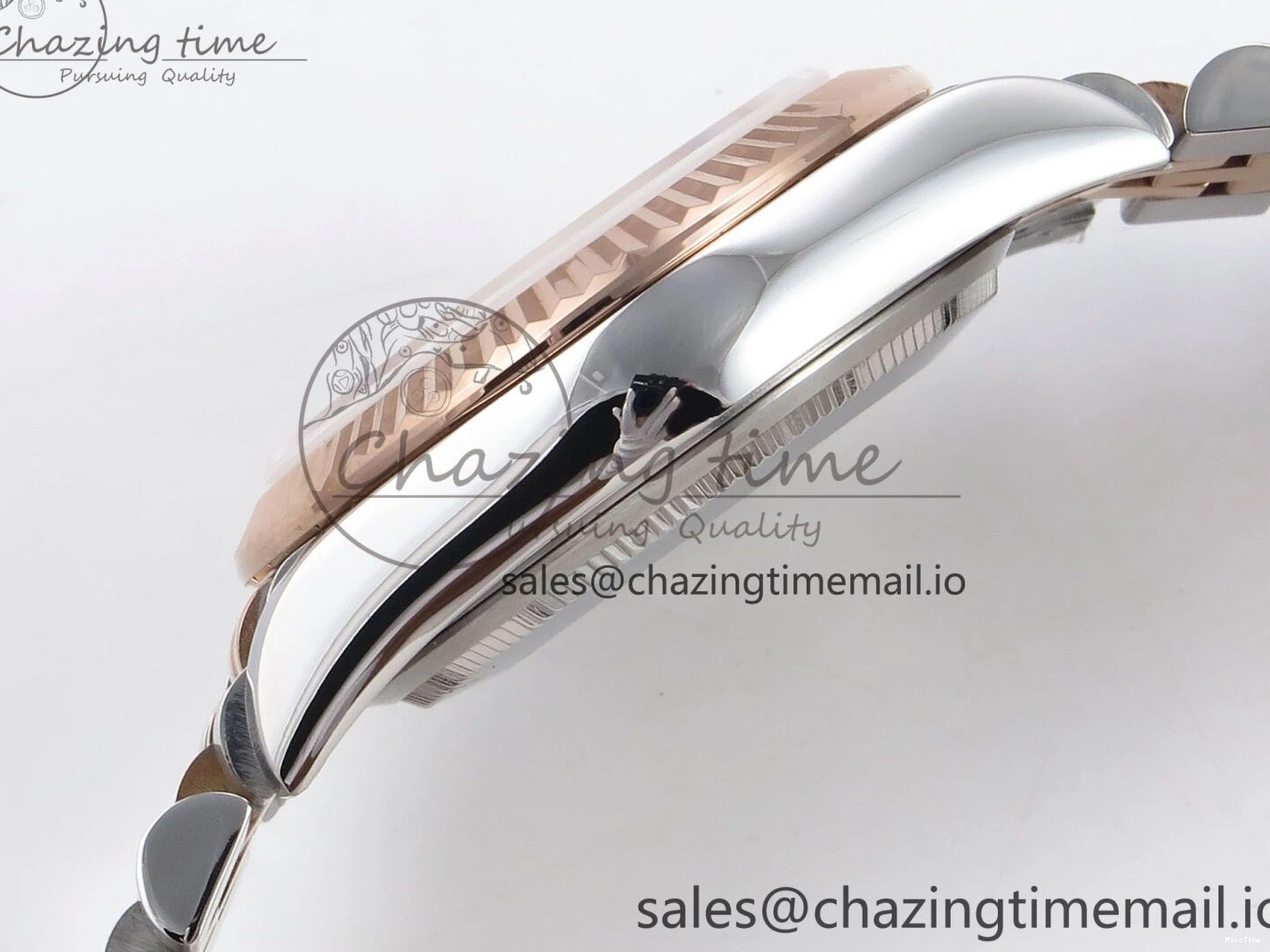 MiroTime 0401 Popular DateJust 31 278271 SS RG GMF 1:1 Best Edition 904L Steel Gray Roman Diamonds Dial on Jubilee Bracelet A 1165